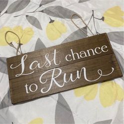 Rustic Wedding Sign For Ring Bearer