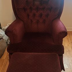 Red Antique Chair