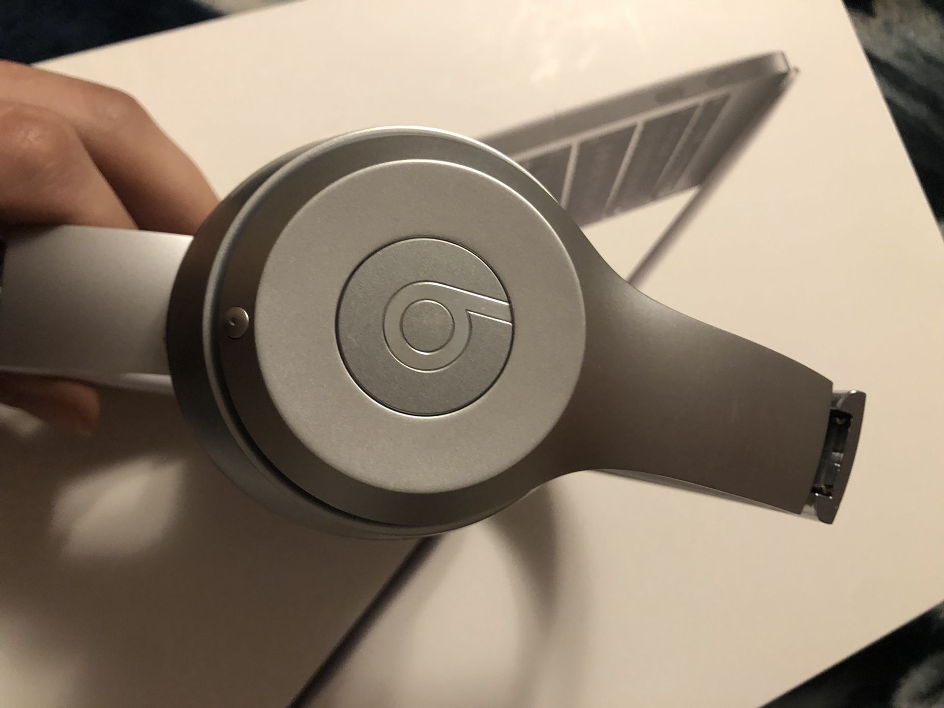 Beats Solo 3 with custom floral ear pads