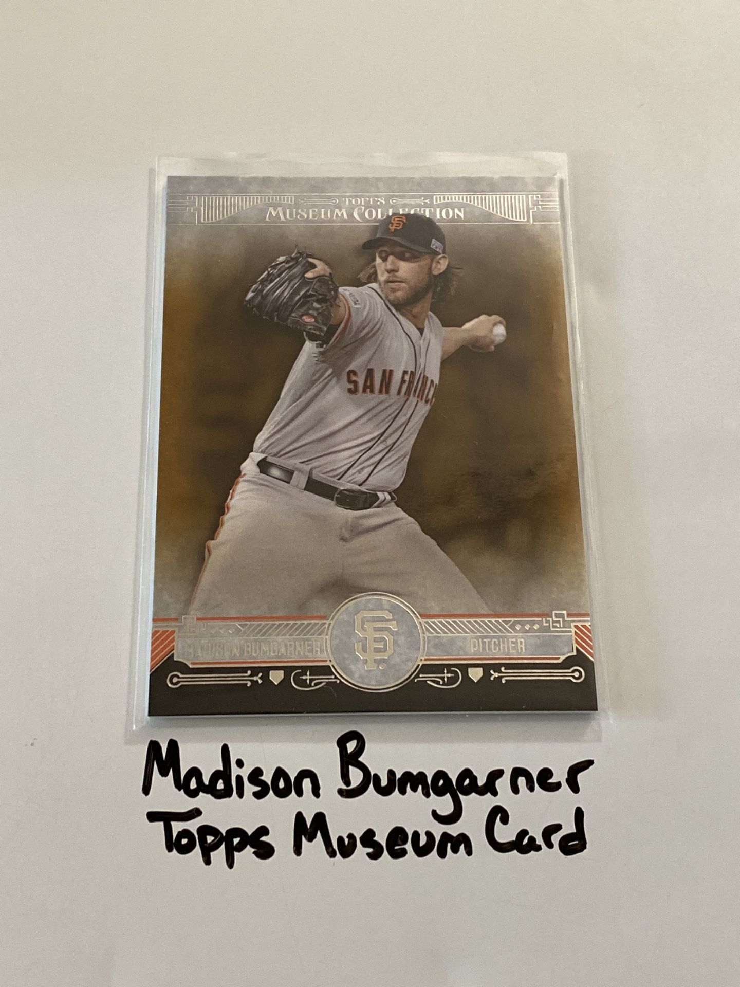 Madison Bumgarner San Francisco Giants Pitcher Topps Card.