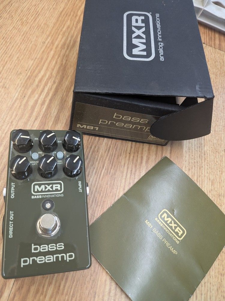 MXR M81 Bass Preamp