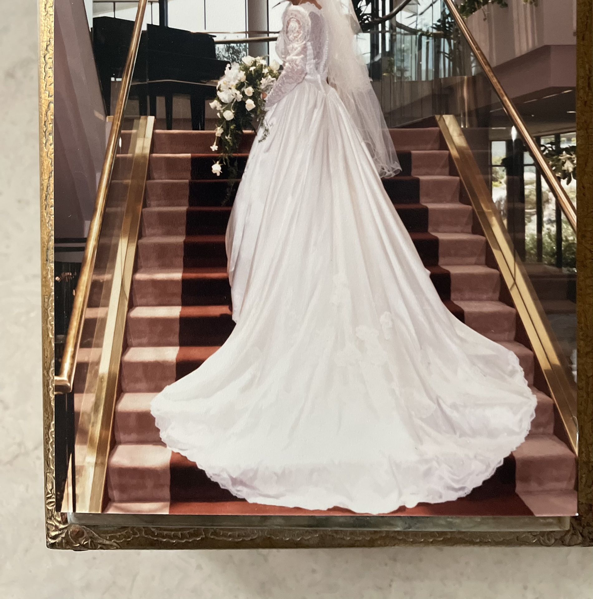 Pearl And Sequined Wedding Dress