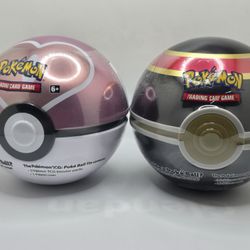 Pokemon TCG Love Ball + Luxury Ball Tin Set