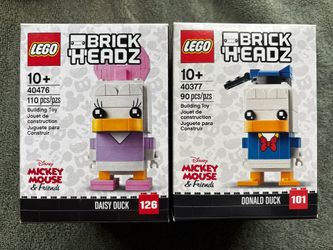 Daisy and Donald Duck Lego BrickHeadz 