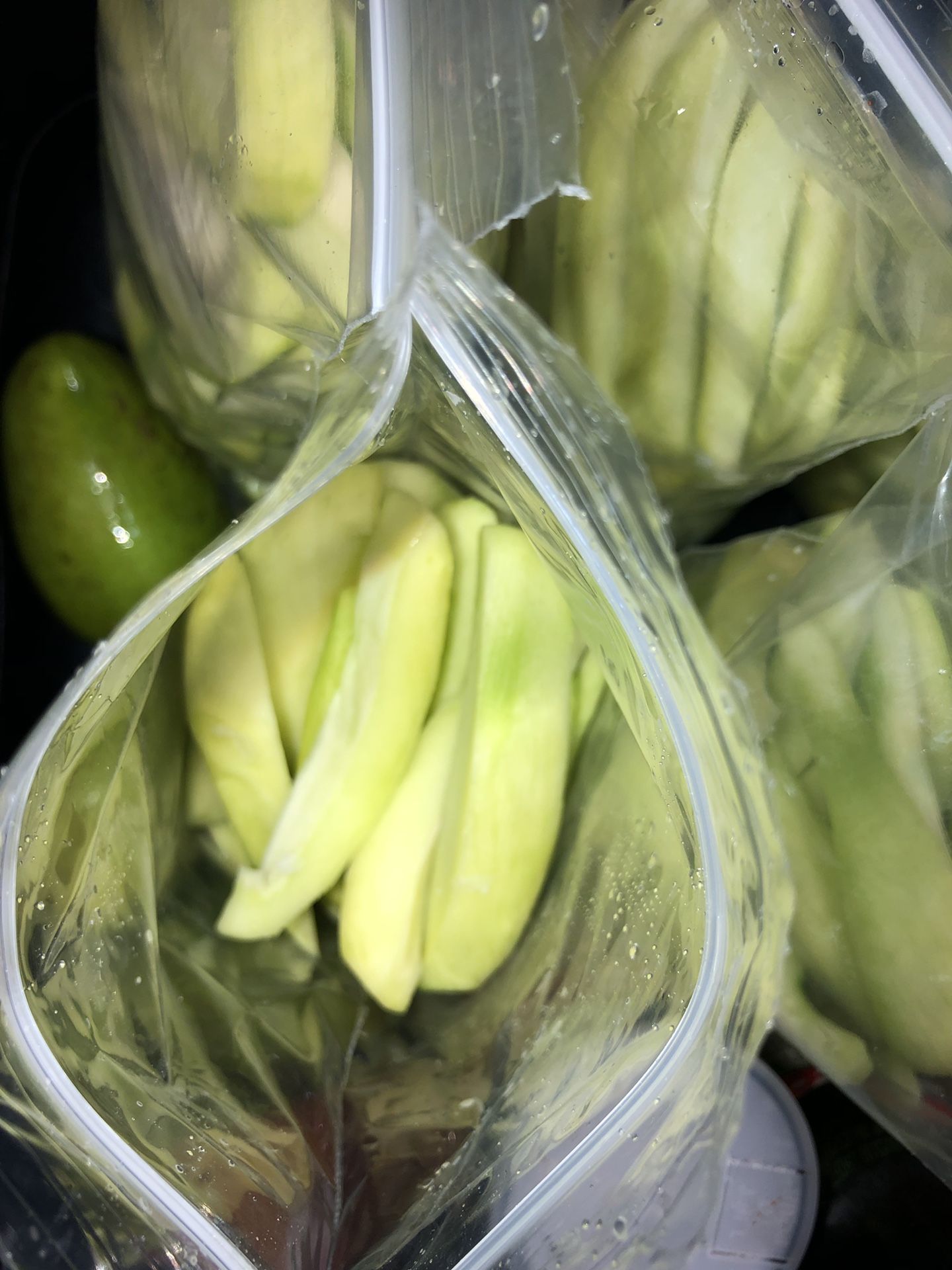 Mango verde tierno