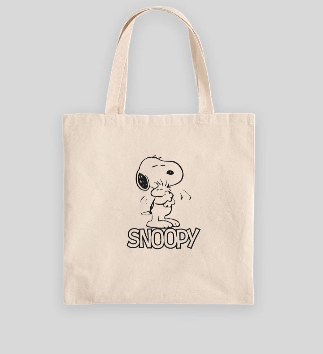 Snoopy Peanut Canvas Tote Bag Shoulder Bag