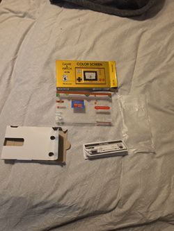 Color screen game and watch super Mario's Nintendo game system