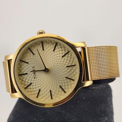 Timex Gold Tone Mesh Watch TW2R36100