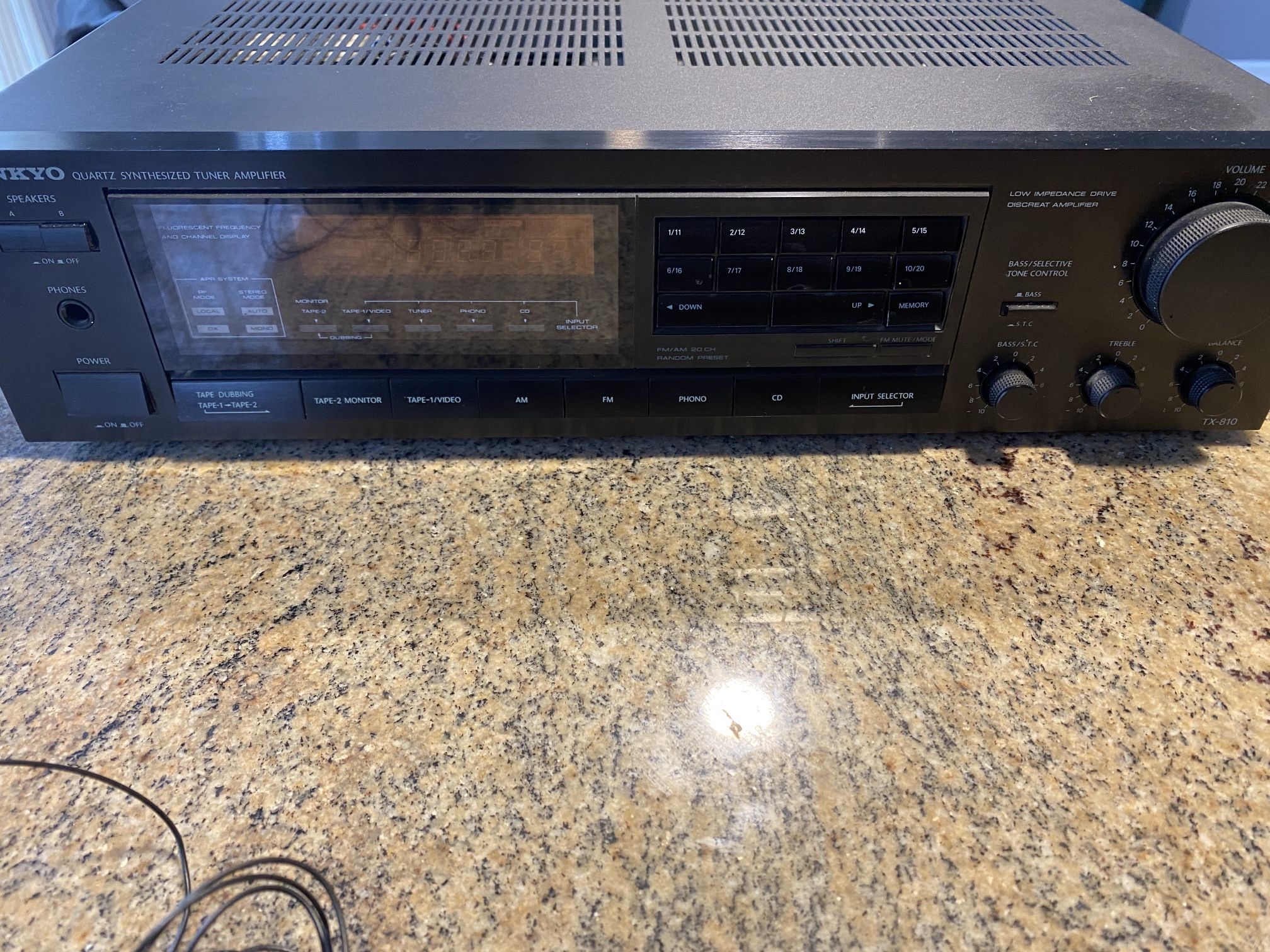 Receiver And SubWoofer