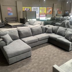 Grey Sectional Couch New 