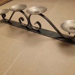 4 Slot Metal Candle Holder 