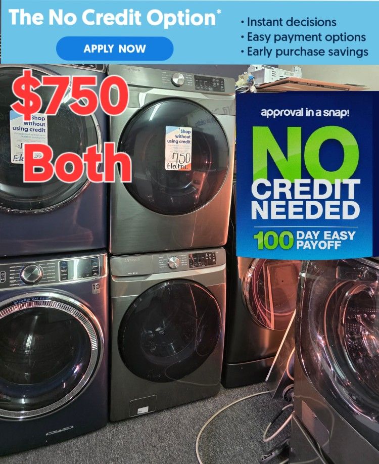 Front Loads Washer And Dryer Electric Samsung