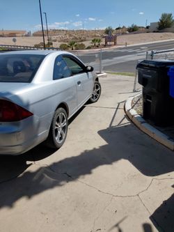 Silver Honda Civic Coupe