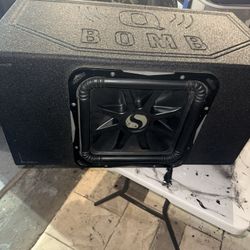 Kicker L7 15” Sub In Qbomb Ported Box 