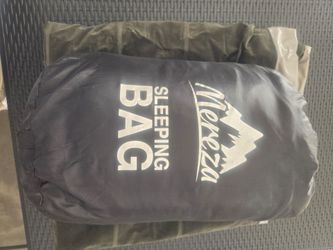 Sleeping bag with air mattress