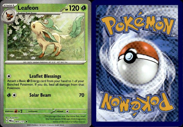 Leafeon [Master Ball] #5 Pokemon Prismatic Evolutions