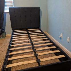 Twin bed frame and dresser