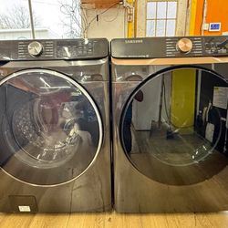Set Samsung washer and dryer Electric 27 inch