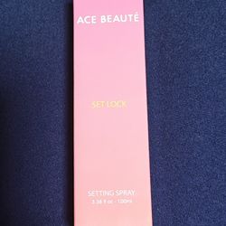 ACE BEAUTE Set Lock Setting Spray 3.38fl Oz/ 100mL BNIB
