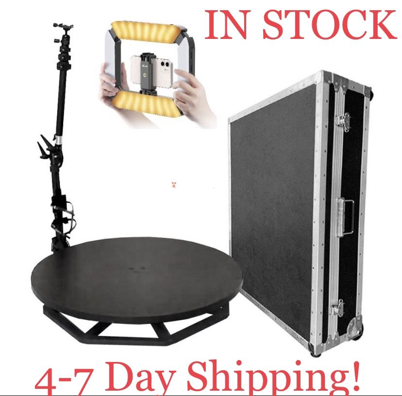 360 Photo Booth (Camera Booth) + Ring Light Package