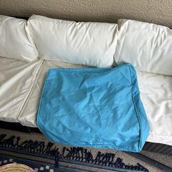 Full Set Of Blue Cushion Covers 