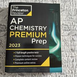 The Princeton Review AP Chemistry PREMIUM Prep 2023