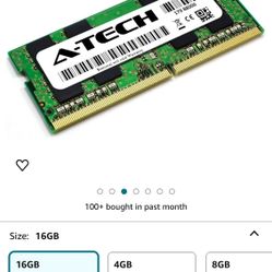 16GB DDR4 3200MHz SODIMM PC4-25600 1.2V 260-Pin SO-DIMM Laptop Notebook Computer RAM Memory Upgrade Module 