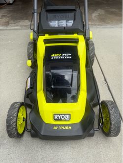 Ryobi 20 inch battery powered mower