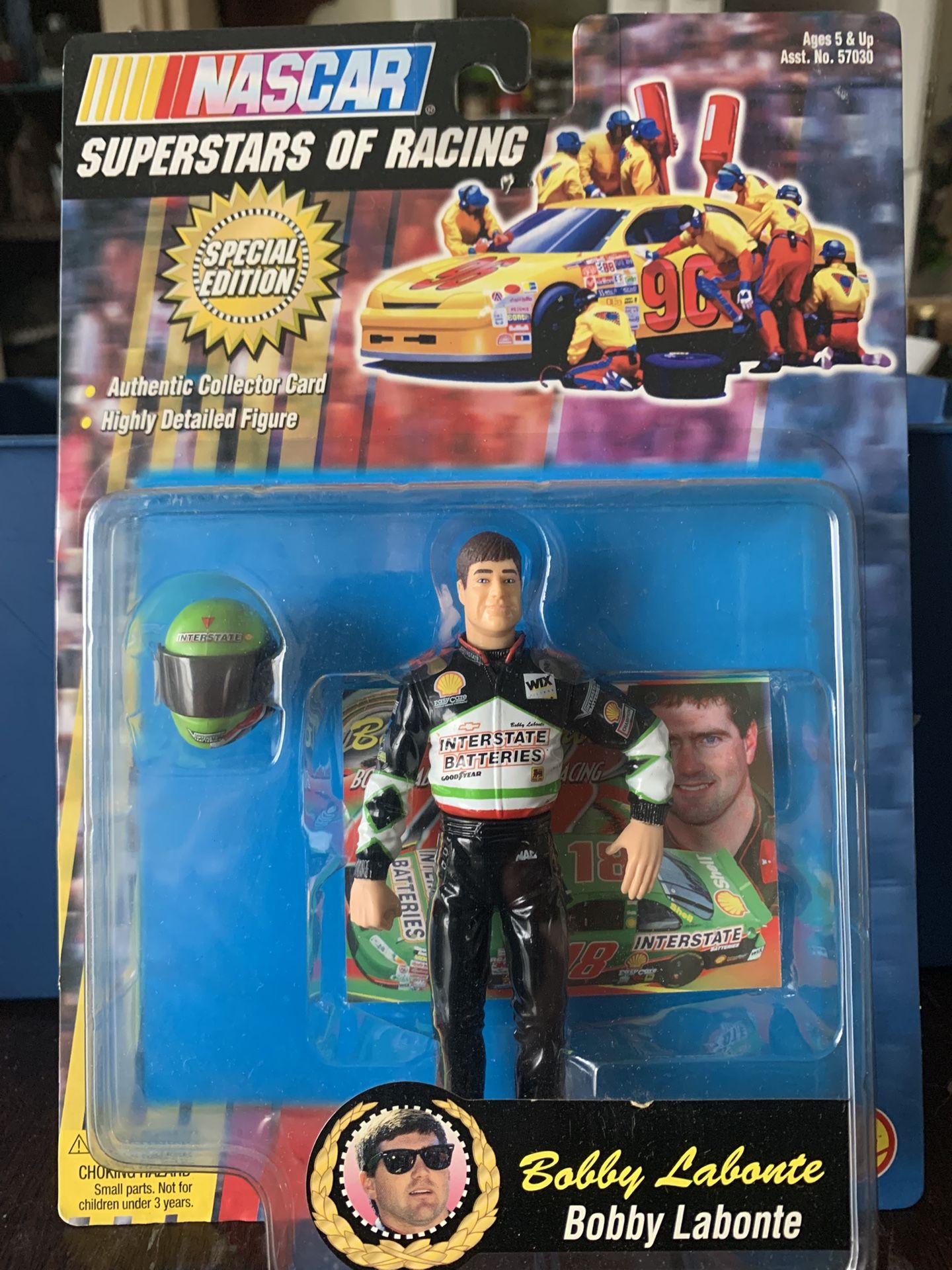NASCAR Labonte Doll Collector Card 