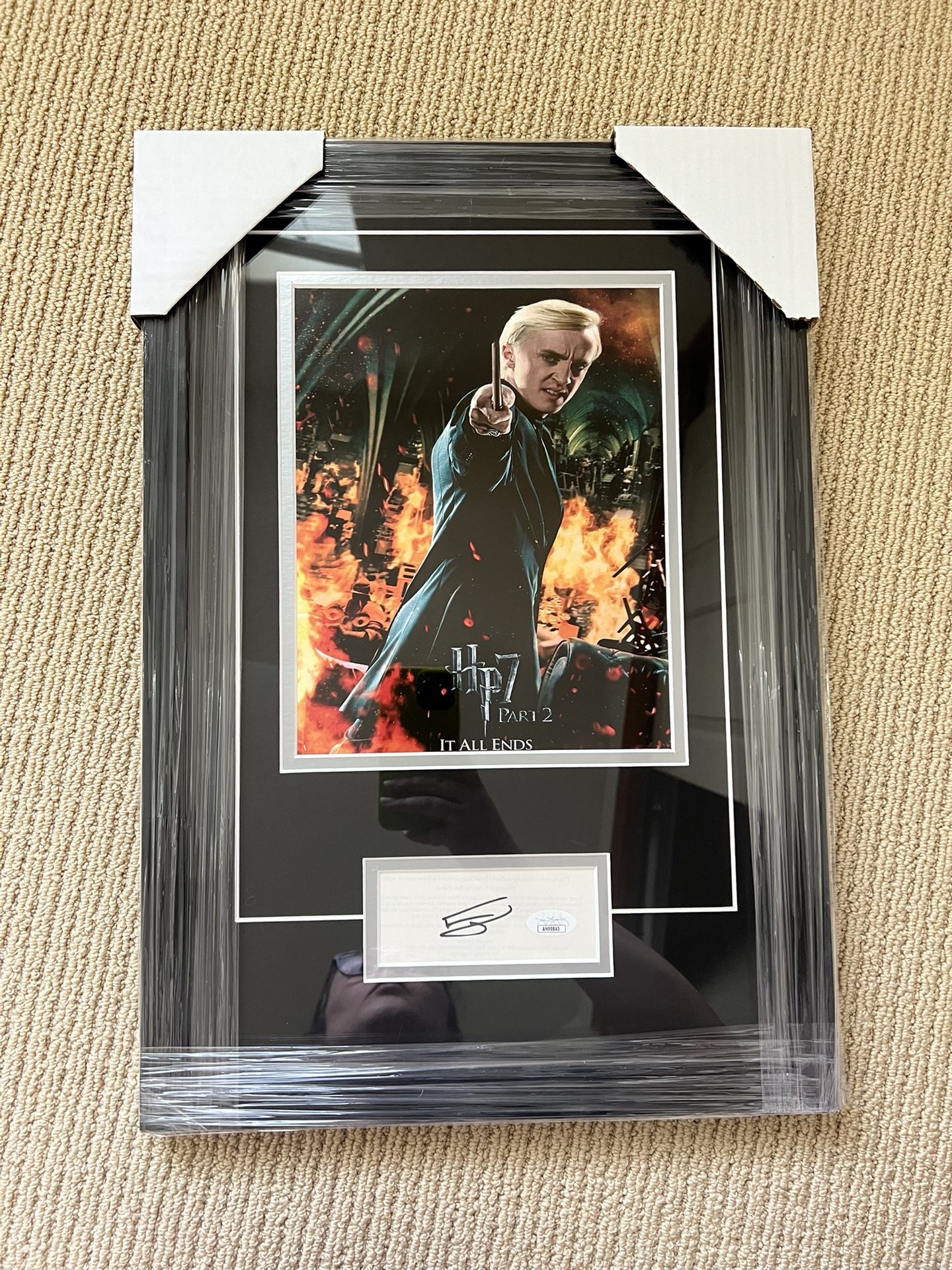 Authentic Tom Felton Autograph – Harry Potter Framed Photo – JSA Certified!