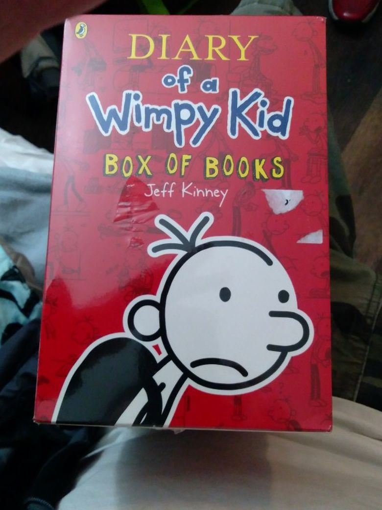 Diary of a Whimpy Kid Box of Books Sealed!!!