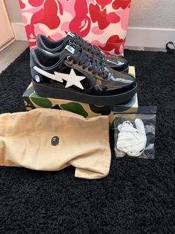 Bapesta black and white # 2 size 13