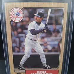 Don Mattingly Vintage Baseball Card 