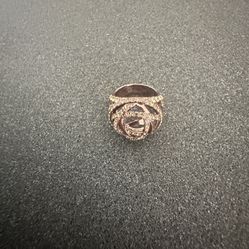 Vintage Fossil: Chocolate Stainless Steel Women’s Ring