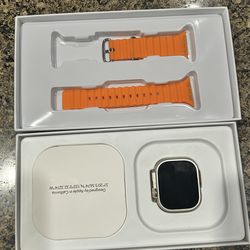 Apple Watch Ultra 3, with a rugged titanium case