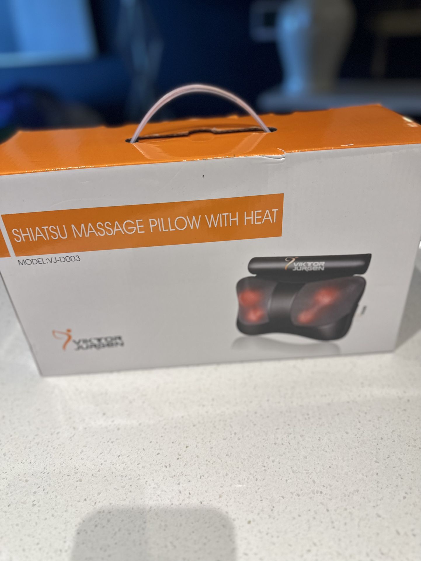 Viktor Jurgen Shiatsu Massage Visit Pillow with Heat Model VJ-D003 $45 for  Sale in Houston, TX - OfferUp
