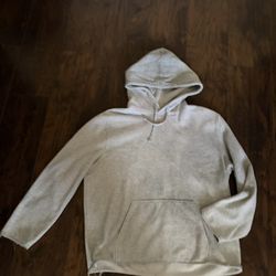 grey distressed hoodie