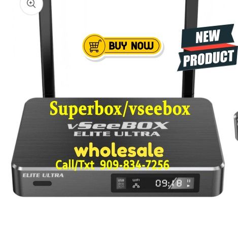 VSEEBOX V3PLUS VSEE BOX ELITE ULTRA SUPER TV BOX NEW ARRIVAL 2025 WHOLESALE DIRECT SUPERBOX SUPER BOX 1 YEAR WARRANTY !!
