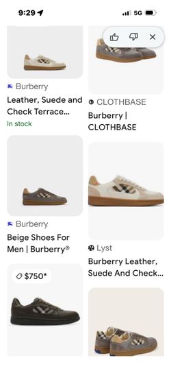 BURBERRY LOW TOP SNEAKER ON RUBBER SOLE