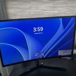 Samsung Monitor Curved Negotiable