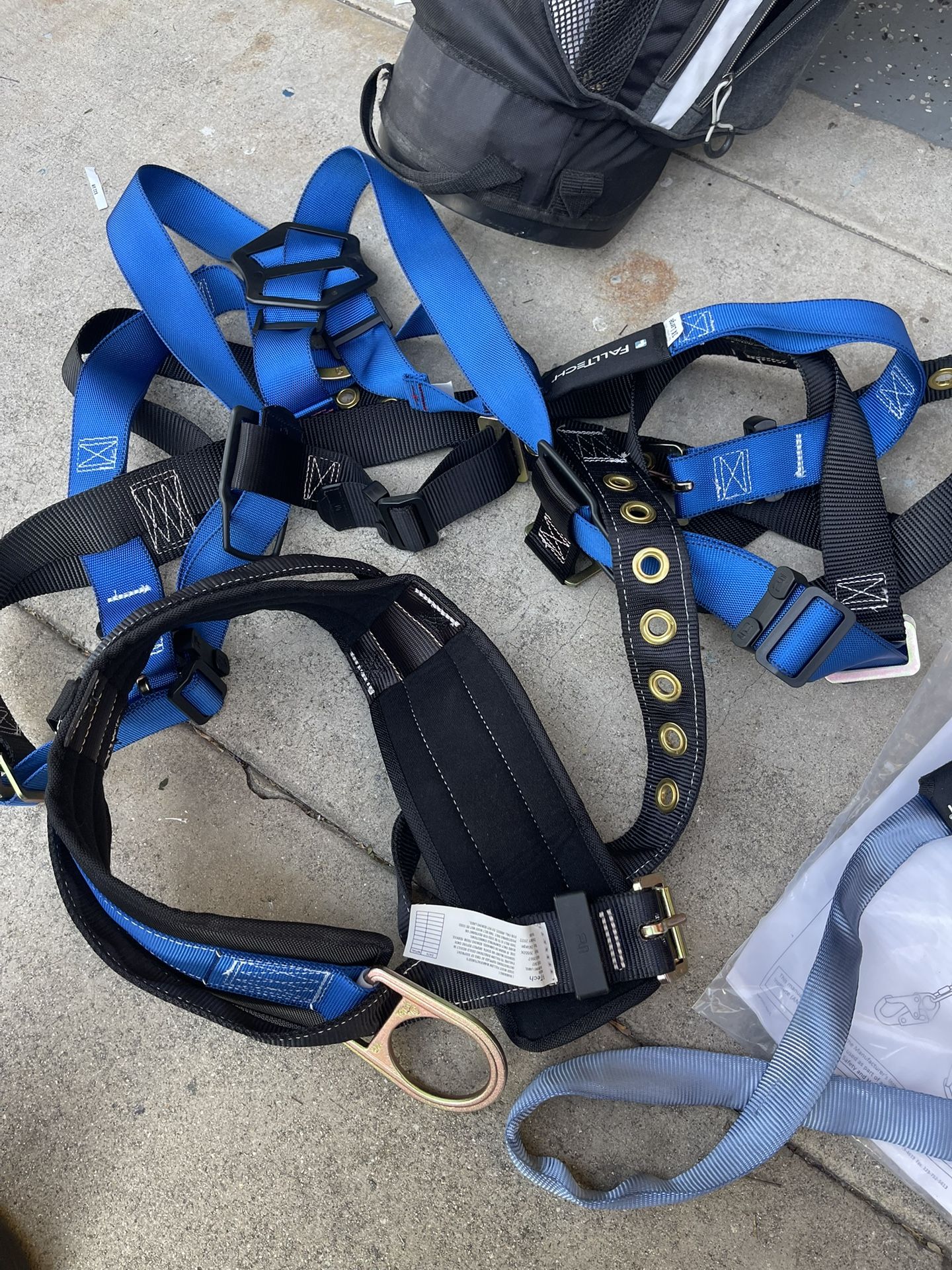 Falltech Safety Full Body Harness And Lanyards