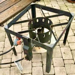 20” Single Burner Outdoor Cook Stand: 20”W x 20”D x 20”H