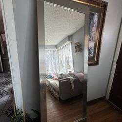 Full Length Chrome Mirror 