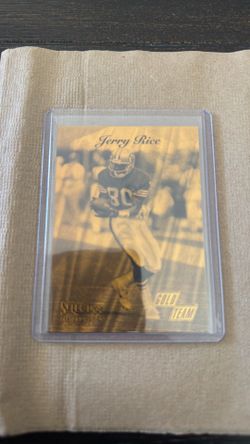 Jerry Rice Gold team #1