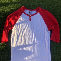 Mister Baseball Red And White T Shirt Men’s Size XL Made In USA