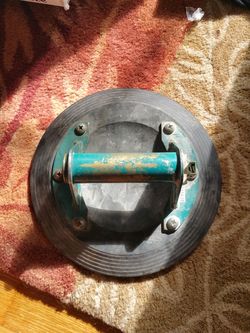 WOOD GLASS SUCTION CUP 9 INCH FOR PARTS OR REPAIR