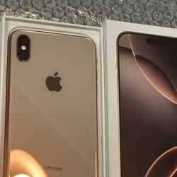 iPhone XS MAX 256GB UNLOCKED Gold Like New 