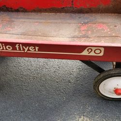Little Red Radio Wagon Vintage
