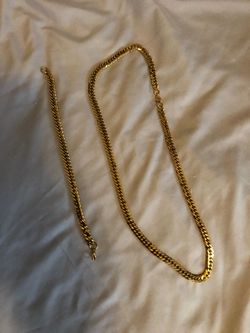 Gold chain 24inch