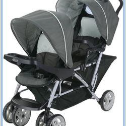 Graco DuoGlider Double Stroller | Lightweight Double Stroller + Tandem Seating